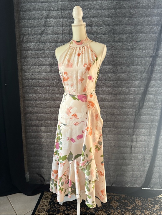 JJs House Dresses & Skirts - JJs House Blush Floral Halter Maxi Dress